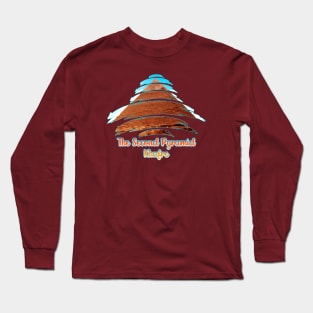 The Second Pyramid Khafre: Ancient Egypt V03 Long Sleeve T-Shirt